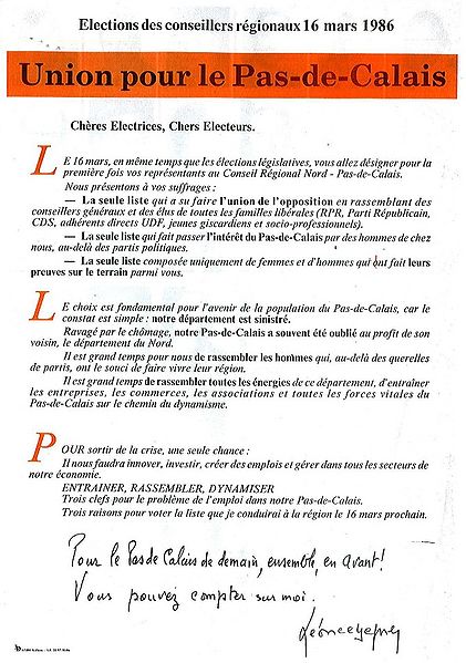Fichier:Régionales 1986 union Léonce Deprez pf.jpg