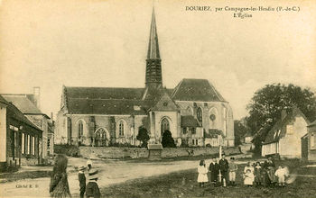 L'église de Douriez