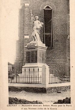Grenay monument aux morts CP.jpg