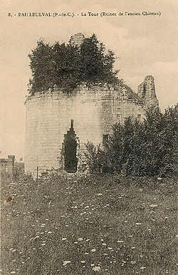 Ruines de l'ancien château de Bailleulval [avant 1914]