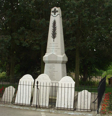 Fichier:Hardinghen monument aux morts.jpg