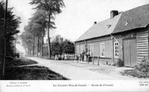 Le Cauroy, route de Frévent