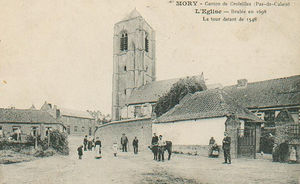 L'église - carte postale ancienne