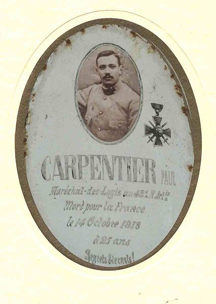 Fichier:Carpentier Paul soldat 1914-1918.jpg