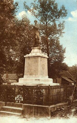 Caucourt monument morts cpa.jpg
