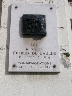 Plaque de Gaulle