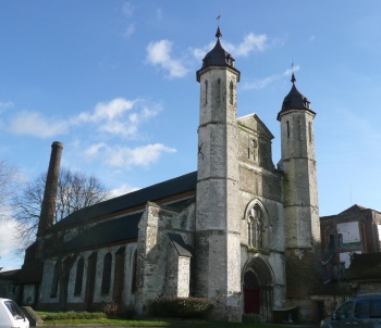 Auchy-lès-Hesdin - Eglise abbatiale.JPG